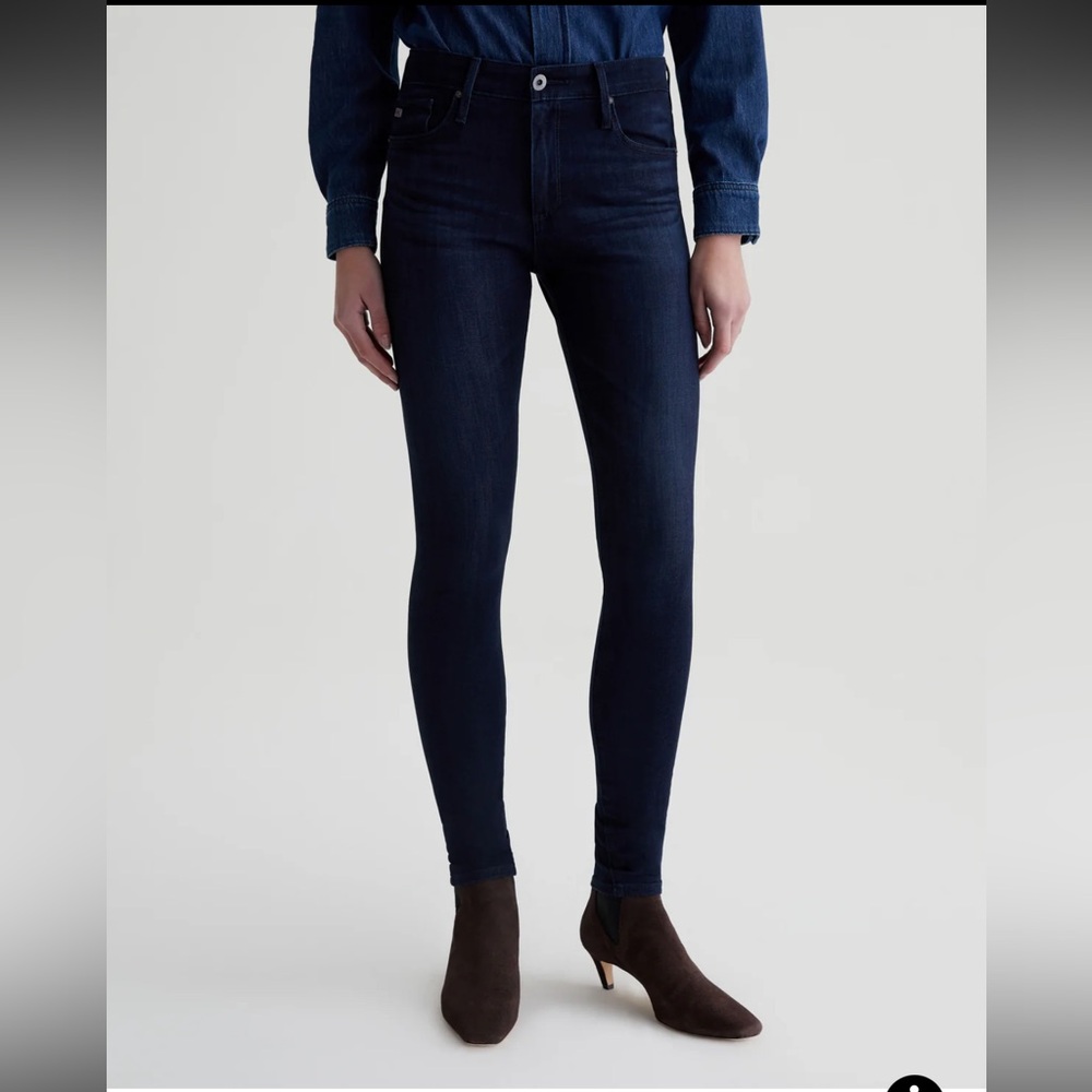 Adriano Goldschmied The Farrah Skinny High Rise Jeans - Dark Wash - size 29R